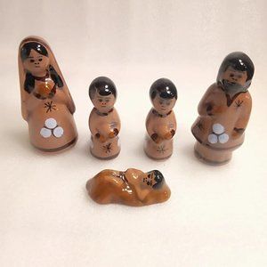 Mini Terra Cotta Nativity Figures'
